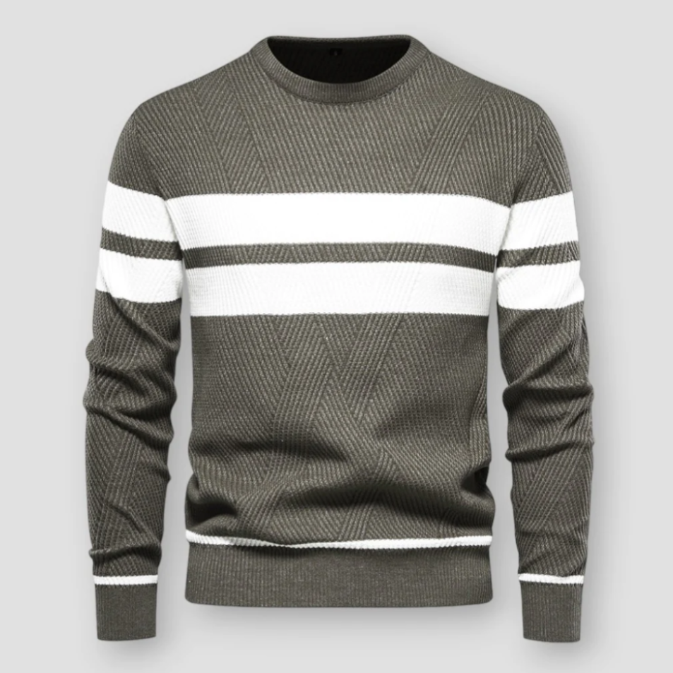 ALEX | KNITTED STRIPED SWEATER