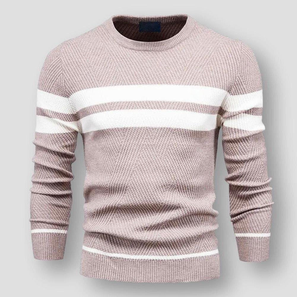 ALEX | KNITTED STRIPED SWEATER