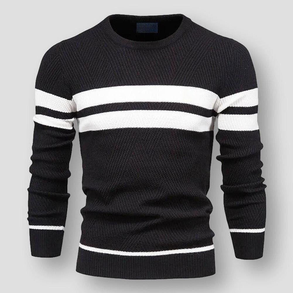 ALEX | KNITTED STRIPED SWEATER